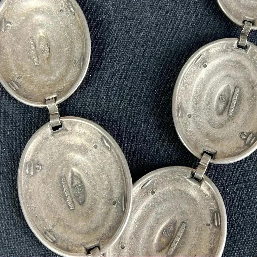 Escada Women’s Concho Chain Link Vintage Designer Made in Spain Belt Stamped E - Picture 5 of 14